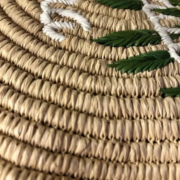 Kate Spade Sunkiss Cabana Straw Circle Tote - Picture 5 of 10